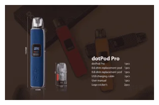 DOTMOD佩特里電子煙DOTPOD S PRO 35W主機空倉煙彈官網