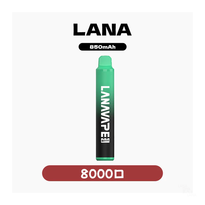 Lana拉娜拋棄式一次性電子煙 可充電 二十種口味|Lana Zolt 8000 Puffs