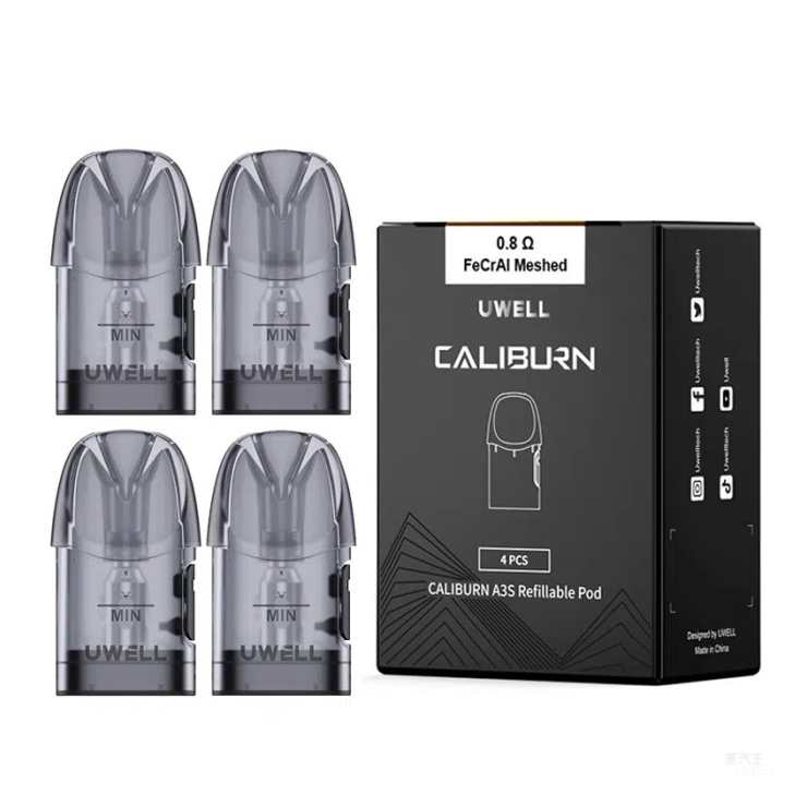 UWELL電子煙 Caliburn A3S Pod空倉煙彈官網