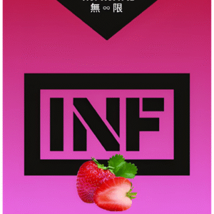 INF無限電子菸霧化彈 ｜透明 獨立包裝｜通用1代煙彈｜草莓口味